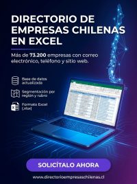 Listado Completo Directorio Empresas Chilenas en Excel.